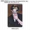 ATEEZ Второй альбом WORLD EP.FIN WILL Platform Ver. Наклейка Polaroid для фотокарточек