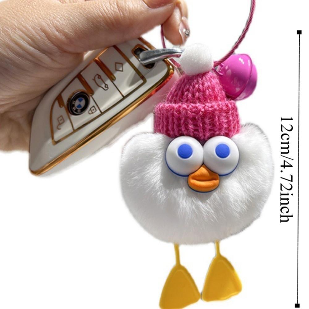 Plush Pendant Duck Plush Toy Keychain Keyring Duck Plush Toy Pendant Bag Pendant