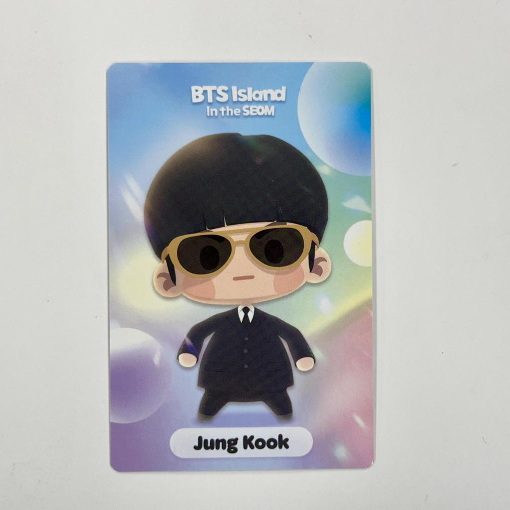 BTS Остров в фотокарточке купона SEOM