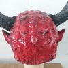 Lucifer Mask Halloween Fallen Angel Satan Demon Red Face Mask Latex Mask Lucifer