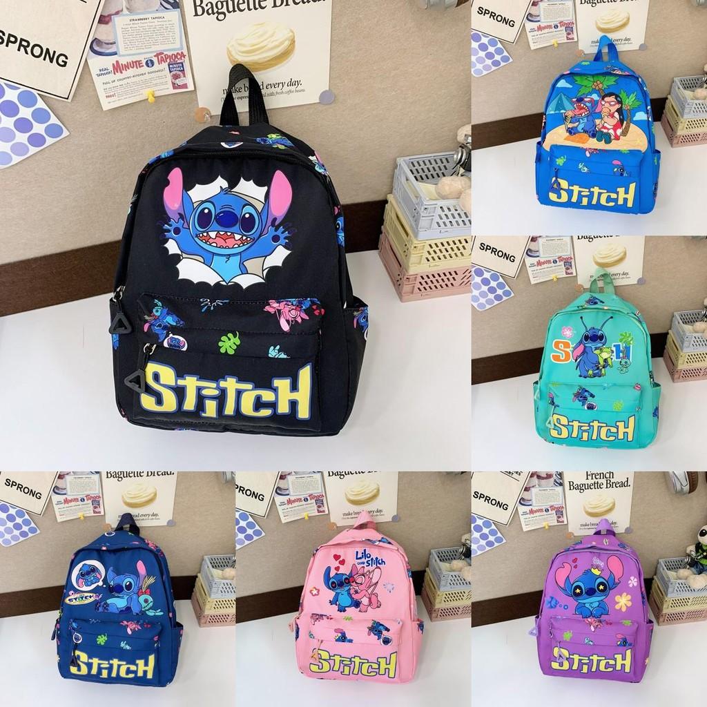 Рюкзак детский с милым мультяшным рисунком ангела и надписью Stitch для школы
