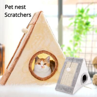 Треугольная лазанья для кошек, с которой могут играть кошки, доска для захвата кошек