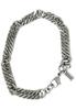 Phiten Limited Edition Titanium Chain Bracelet, Double Curb Chain, Twisted, Length 17-19cm (18cm), Width 7.0mm, Hypoallergenic, Healthy