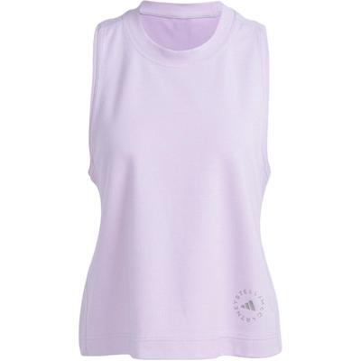 X Stella McCartney Collaboration Solid Logo Round Neck Sports Жилет Женский Топы Розовый Фиолетовый IA1513