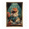 [ WellCraft ] Cat Reading Books Drink Wine  Pub Club Dercoration LTA-13222