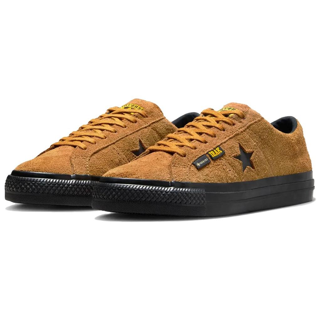 IRAK X Converse One Star Pro Low GORE-TEX Amber Brown Unisex Sneakers Black A13648C