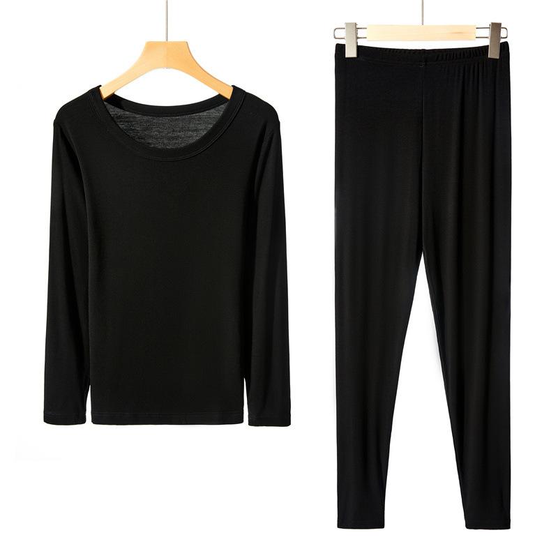 Осенне-зимнее термобелье Женские костюмы Боди Женские облегающие зимние топы Низ Рубашки Тонкая женская одежда