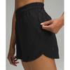 Lululemon Track That High Rise Lined Short 5  Black