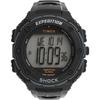 Timex Men's Expedition Shock XL Vibrating Alarm 50mm Watch, Black/Positive, Chronograph.