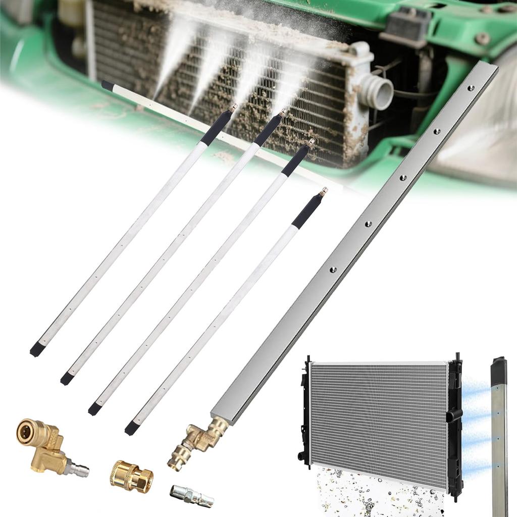 Car Water Tank Non Dismantling Cleaning Tool, Heavy-duty Truck Condenser Radiator -use Blowing Water Tank Cleaning