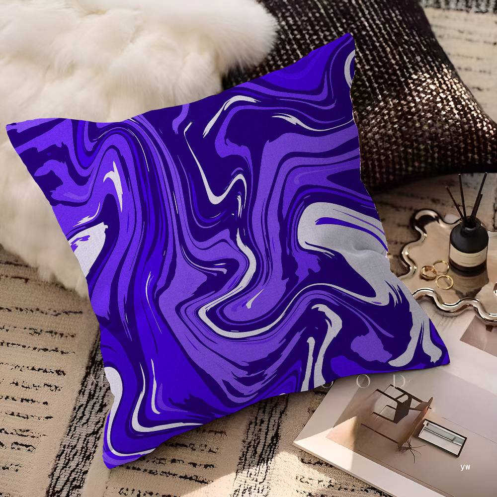 Strata Liquid Pillowcases Home Bedding Decorative Pillow Cover Wedding Super Soft Pillow Case