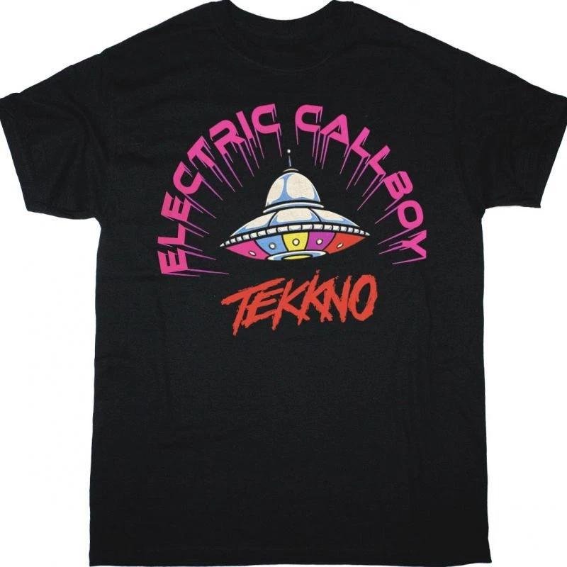 ELECTRIC CALLBOY TEKKNO NEW BLACK T-SHIRT