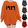 Women Autumn Winter Tops Women's Long Sleeve Sweatshirt Casual Crewneck Loose Fit Pollover Fleece Tops