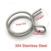 10Pcs/set Spring Clips Pipe Clips Fuel Line Tube Spring Clips Durable Hose Clamp  Motorcycle Scooter