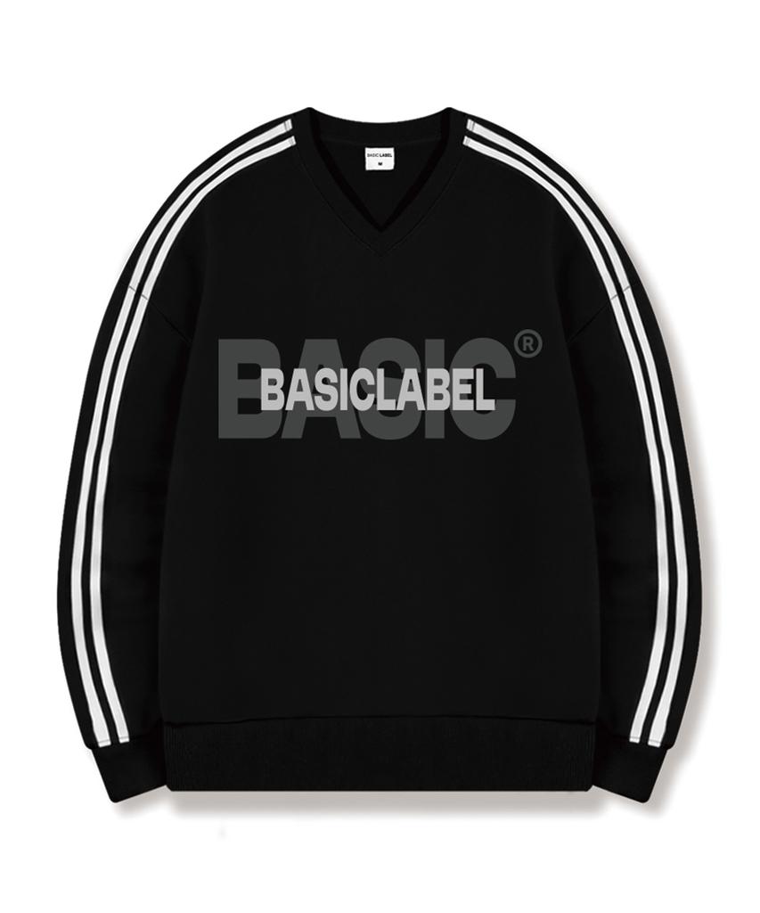 Beijiglabel Базовая Свободная Спортивная Кофта с V-образным Вырезом 5 Цветов [Blbv_1002]