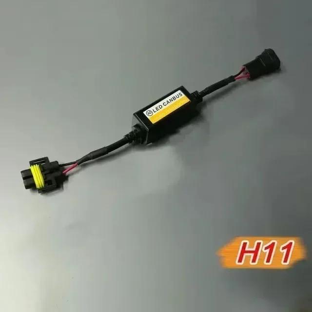 1/4pcs LED Canbus Decoder Adapter For H1 H4 H7 H11 9005 9006 9012 Anti-Flicker Harness Bulbs Resistor Warning Error Canceller