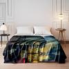 "Euro Truck Simulator 2 Design Blanket, Flannel blanket for bedroom, living room, sofa, and nap sofas."