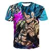 Summer  Animation Anime Men's and Women's Summer Casual Clothes Wukong Top 3D T-shirt
