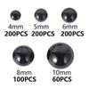 Pcs Plastic Teddy Bear Making Craft Screw Black Safety Eyes DIY Safety Eyes Doll Eyes Doll Noses