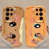 Мультяшный Чехол-Брелок P-Pokemon Charmander для Samsung Galaxy S24 Ultra S23 S22 Plus S21 S20 FE A25 A55 A35 5G Силиконовый Ударопрочный Funda