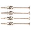 4Pcs Steel CVD Drive Shaft Transmission Axle for HSP 941239410894102 110 RC CarSilver
