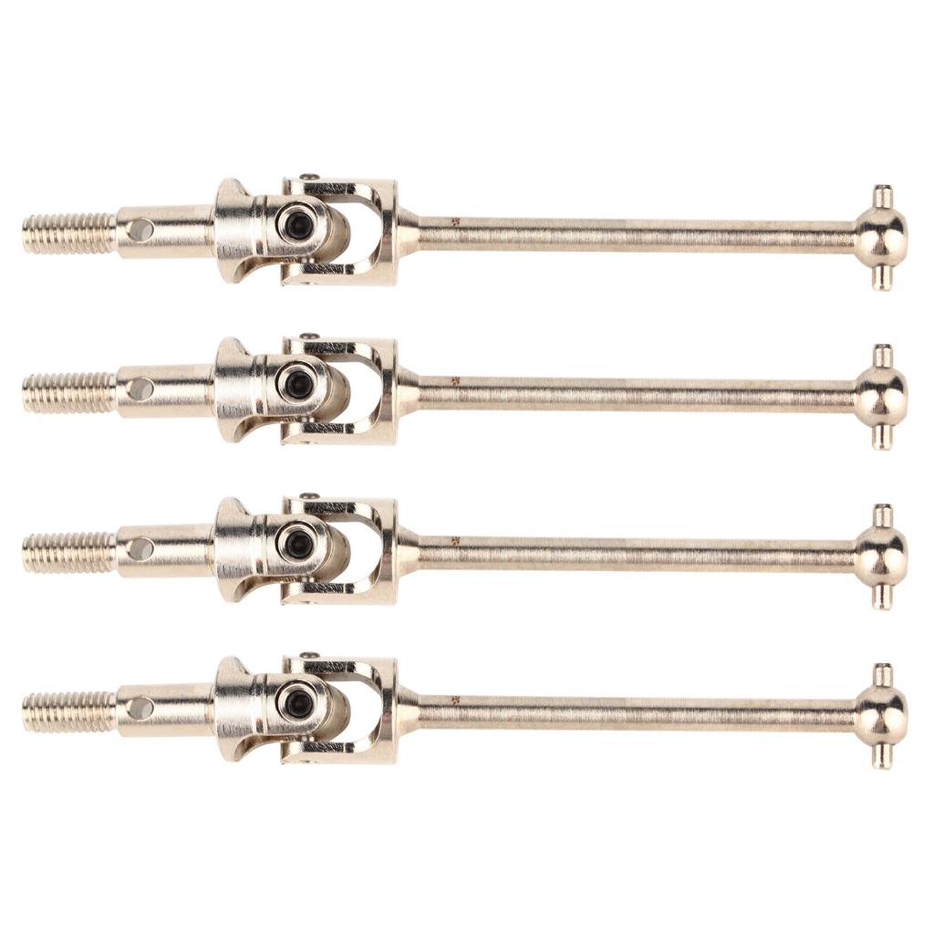 4Pcs Steel CVD Drive Shaft Transmission Axle for HSP 941239410894102 110 RC CarSilver