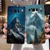 Чехол для телефона с пейзажем горных вершин Для Google Pixel 10 9 8 7 Pro 9A 8A 7A 6A 6 Pro XL Мягкий ТПУ бампер Черный чехол