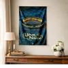 Lord Rings Personalized Name Tapestry Lightweight Tapestry Vibrant Fade-Resistant Print Suitable for Bedroom Ideal for All Seasons
