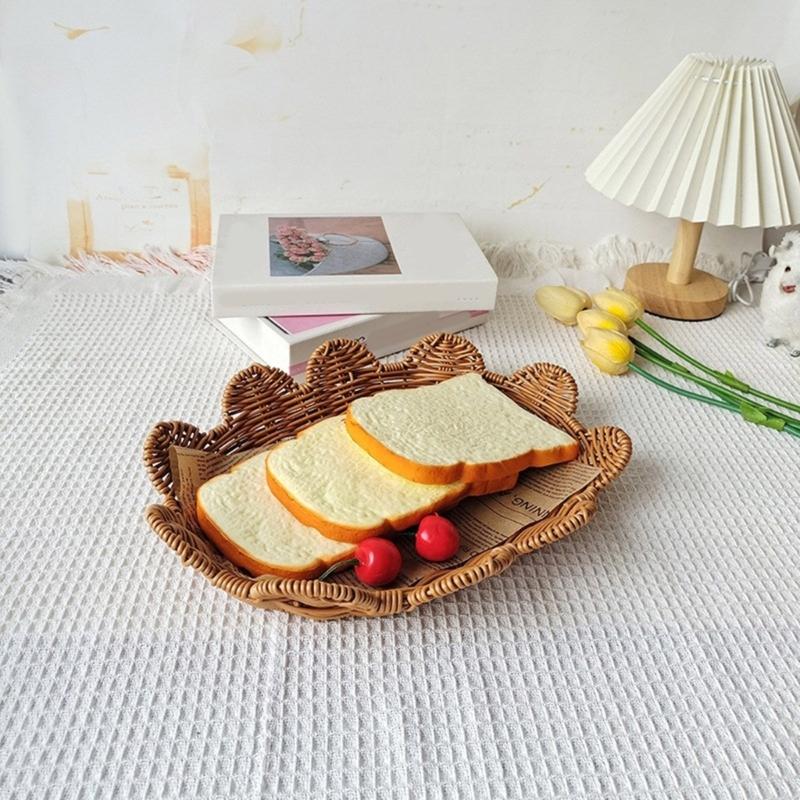 Multifuntional Bread Baskets Stackable Storage Baskets Display Basket Food Storage Basket Fruit Display Bowl for Food