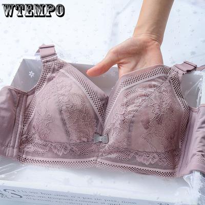 Женское нижнее белье больших размеров Тонкие бюстгальтеры без косточек Регулируемый бюстгальтер с уменьшением объема груди и ретракцией груди Бюстгальтер пуш-ап