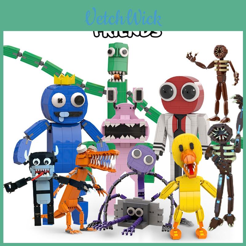 Roblox Радужные друзья Синий Модель строительных блоков Высококачественная Сделай сам Экшн-фигурка