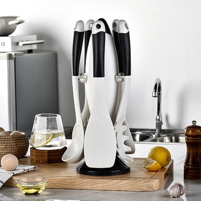 6 шт. силиконовые кухонные принадлежности термостойкие антипригарные кухонные принадлежности инструменты для выпечки с местом для хранения соответствующие подвесные инструменты