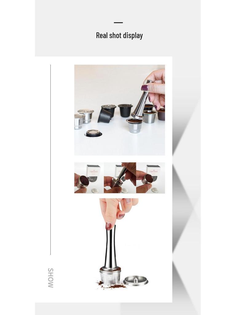 304 Stainless Steel Coffee Tamper for Dolce Gusto Capsule