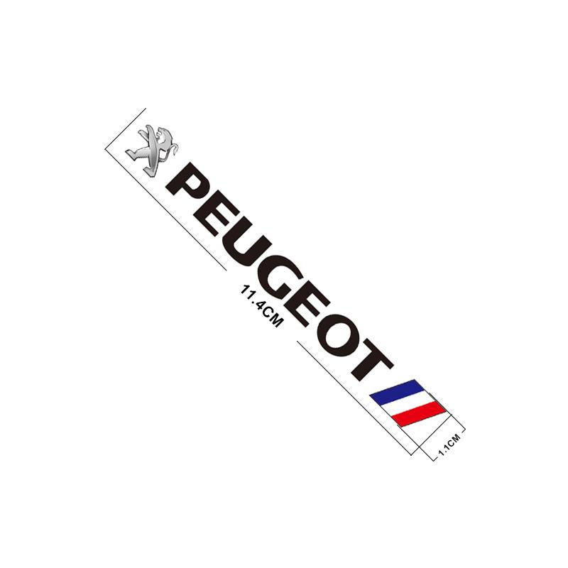 4 Stück Auto-Emblem-Aufkleber Dekoration für Peugeot 5008 408 308 Landtrek 208 2008 3008 Rifter 508 e-Expert e-TRAVELLER 301