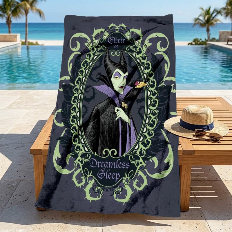 Maleficent'S Elixir Stylish Digital Printing Beach Towel Quickdrying Absorbent Blanket For Beach Pool Gym Travel Christmas Gift C922423