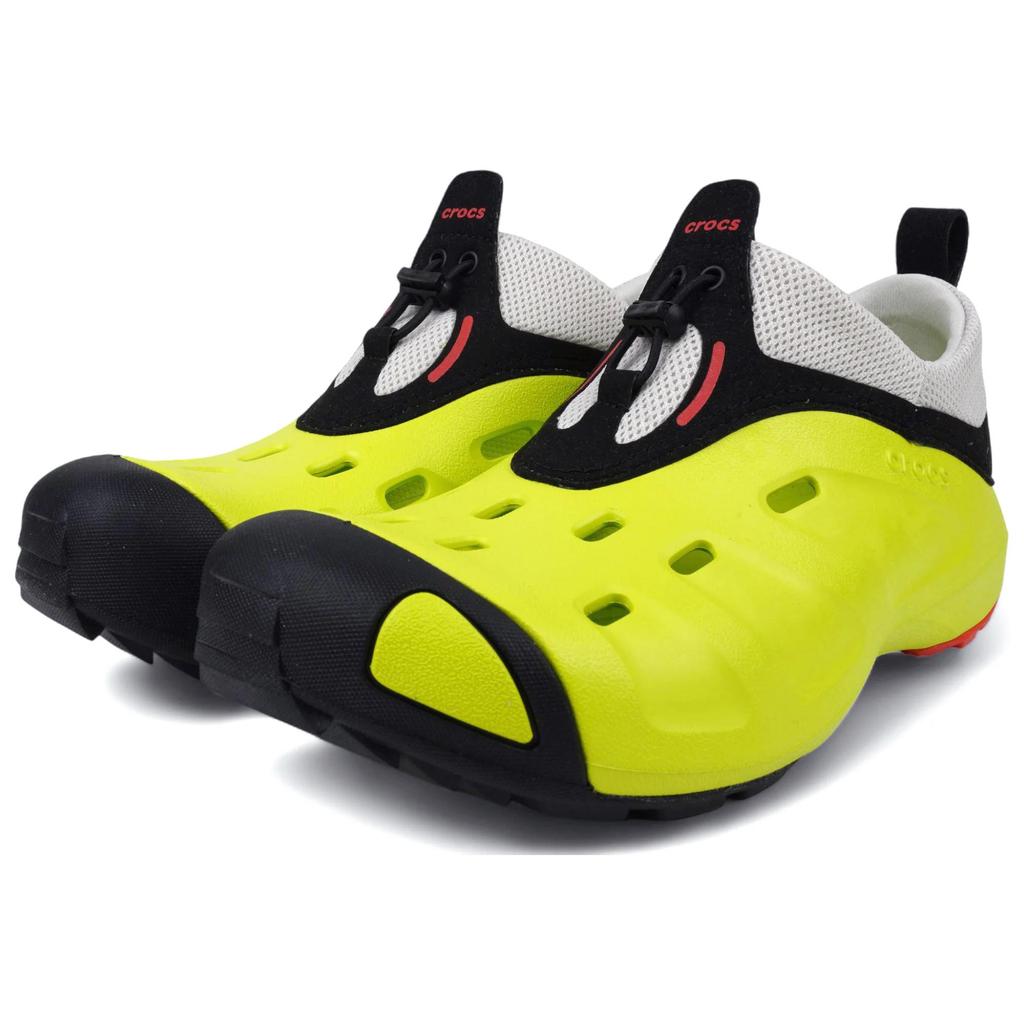 Crocs QUICK TRAIL Простые и стильные туфли с отверстиями Мужские Желтые