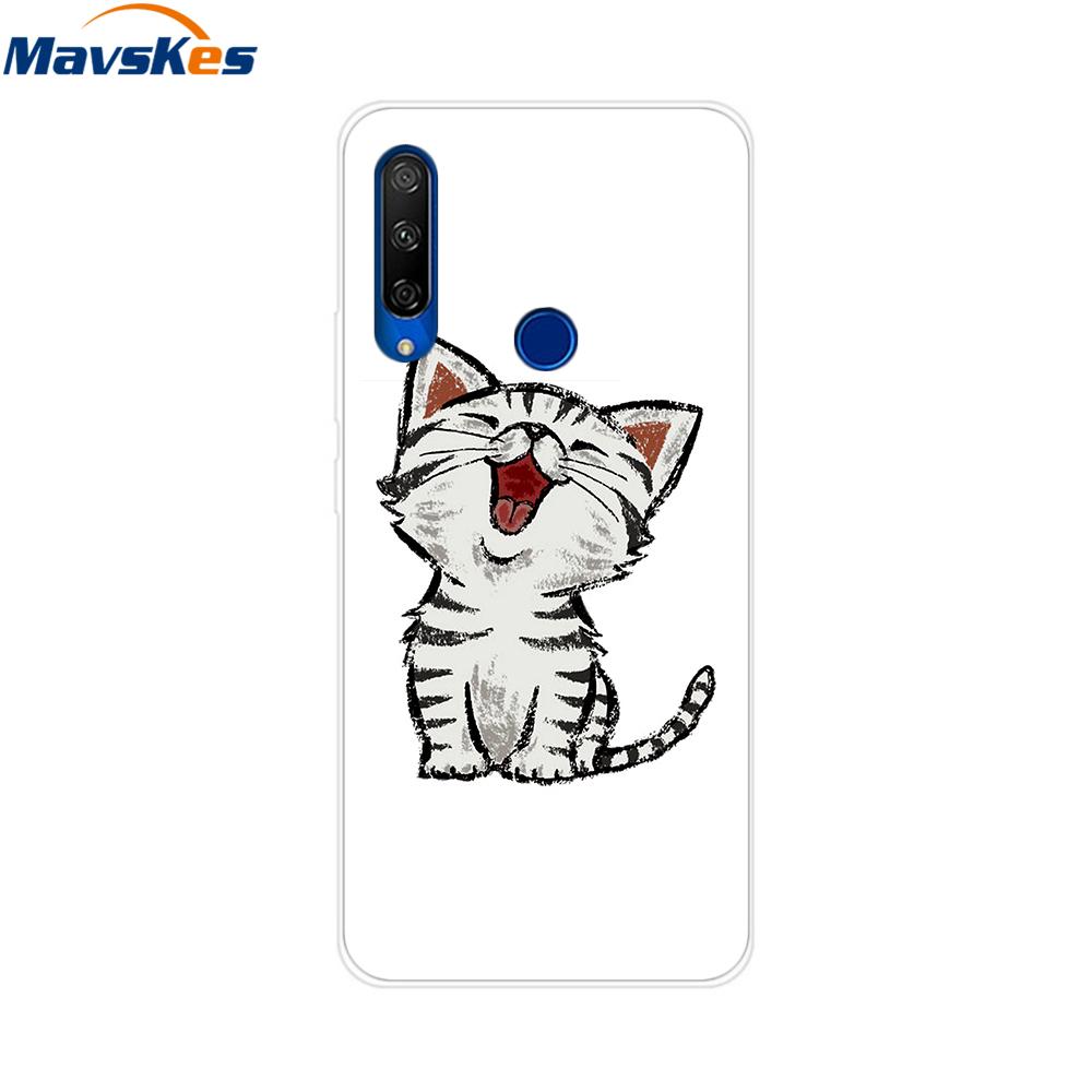 Крашеный чехол для Alcatel 1S 2020 5028Y 5028D Чехол Мягкий силиконовый чехол TPU Funda для Alcatel 1S 2020 Чехол Обложка Etui Бампер Coque