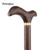 Yellow Wooden Traditional Single Joint Walking Stick Decorative Cospaly Party Wood Walking Cane Halloween Mace Wand Crosier 97cm