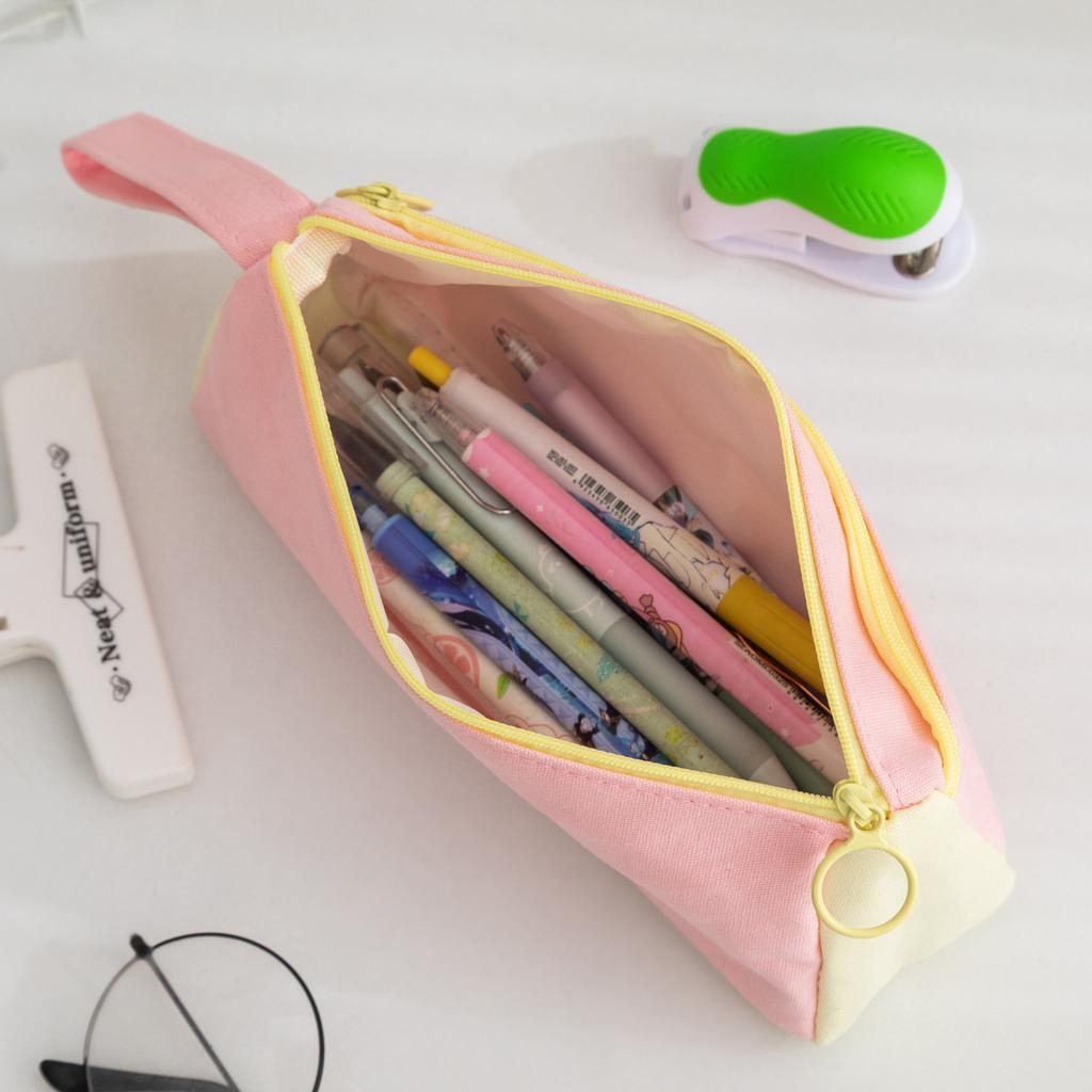 Pencil Bag Multi-Functional Student Pencil Case Macaron Pencil Case Convenient Cute Pen Case For School Stationery Office