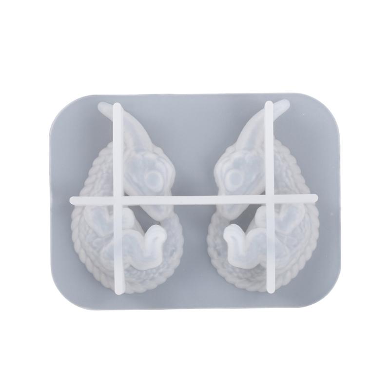 3D Форма для смолы в виде яйца дракона, Набор силиконовых форм дракона, Деревянная световая база, Форма для эпоксидной заливки для настольной лампы, Домашний декор