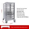 Commercial Stainless Steel Baking Tray Rack Trolley