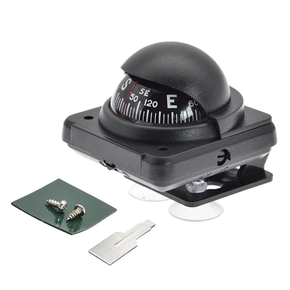 Ball Shaped Vehicle Navigation Car Compass with Dial Sea Pivoting Marine Boat Compass Splashproof Sea Marine Electronic Compass
