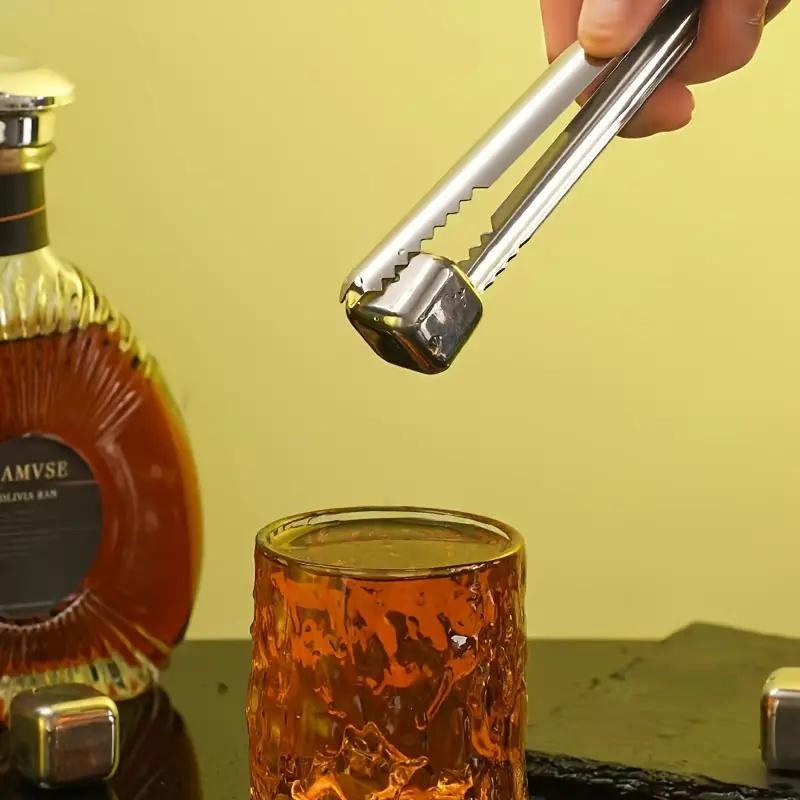 4/6/8 шт. набор кубиков льда из нержавеющей стали для сока, пива, вина, виски, охладитель, пищевые многоразовые охлаждающие кубики для домашней вечеринки, барные принадлежности