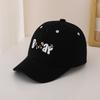 Sun Protection Kids Baseball Hat Letter Embroidered Sun Visor Hats Cartoon Duck Tongue Cap  Kids