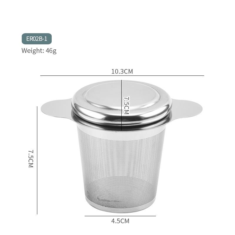 304 Stainless Steel Tea Strainer Reusable Tea Drain Tea Infuser Tea Leaf Spice Tea Filter Kitchen Accessories