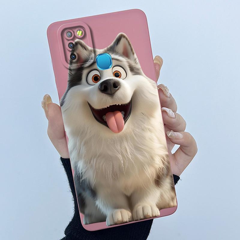 Для Infinix Hot 10 Lite Smart 5 Hot 11 G37 10S 10T 10i Чехол Милый Мультяшный Кот Жидкий Силикон Мягкий Ударопрочный Задняя Крышка Capa