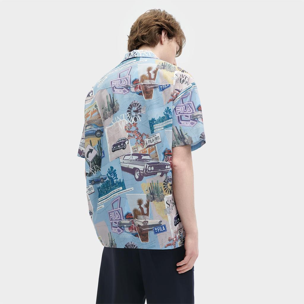 FILA HERITAGE Shirt Men's All Over Print F11M428402FZA