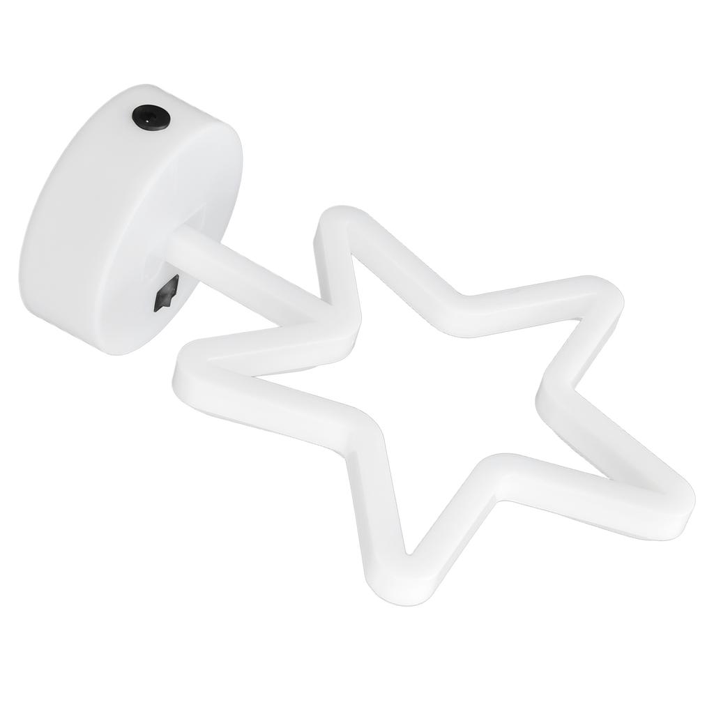 Светодиодная настольная лампа USB пятиконечная звезда теплый свет неоновая вывеска спальня бар праздничное украшение свет