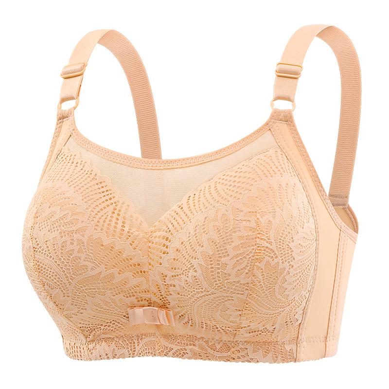 Удобный сборчатый антибликовый тонкий срез собранный без стального кольца антипровисающий красивый задний женский бюстгальтер