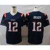American Football Jersey Patriots Team Uniform Brady 12 87 11 Retro Style Cotton Blend Men Women